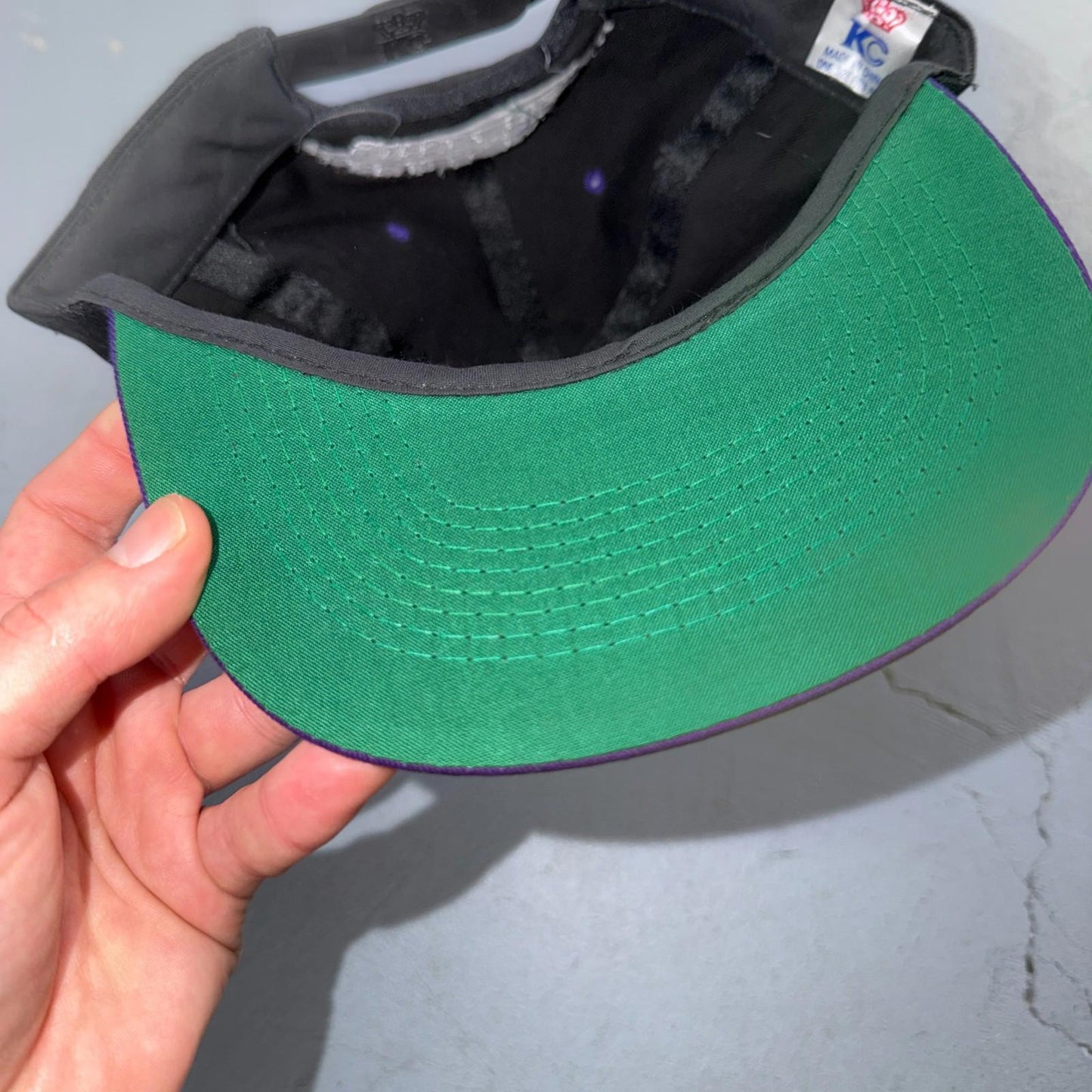 Train PNW VTG Hat Baseball Cap Snapback Oregon KC 80s Black Roseville Division