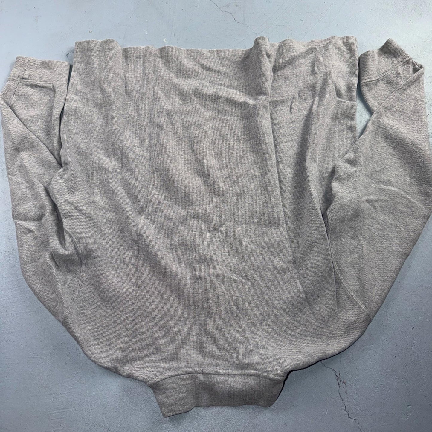 Polo Ralph Lauren Sweater VTG 2XL Gray Cotton Long Sleeve Mock Neck Quarter Zip