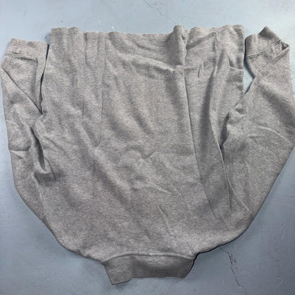 Polo Ralph Lauren Sweater VTG 2XL Gray Cotton Long Sleeve Mock Neck Quarter Zip