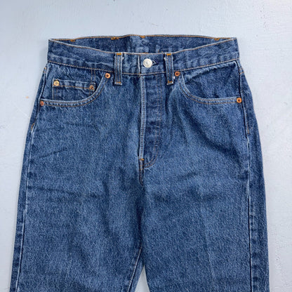 Levis 501 Vintage 80s USA XX Straight Leg Jeans Blue Med Wash 30x32 Act 26x28