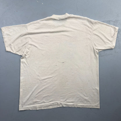VTG Irwindale Raceway T Shirt Last Drag Race 1977 Drag Racing Graphic Thrashed