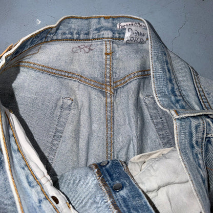 Levis 501 Vintage Y2K XX Straight Leg Jeans Blue Light Wash 36x30 Act 33x27