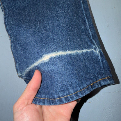 Levis 501 Vintage 80s USA XX Straight Leg Jeans High Rise Sz 13 Womens Act 28x31