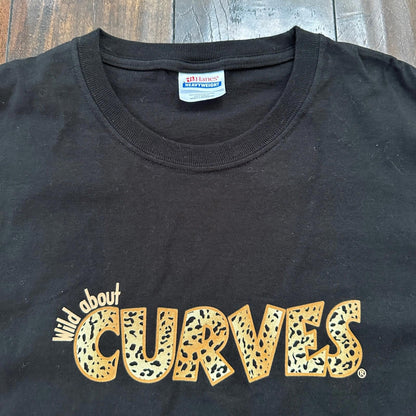 Curves Wild Funny Humor Vintage T Shirt Wild Cheetah Print Sexy Cool Hot Girl