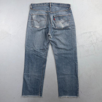 Levis 501 Vintage 70s SS Redline Selvedge USA XX Jeans Light Wash 38x33 Ac 35x29