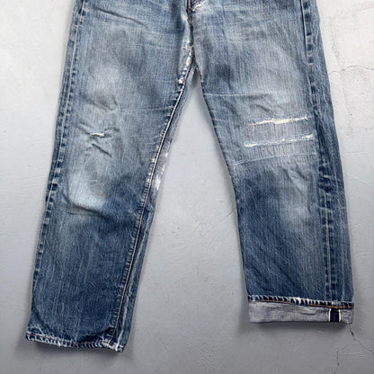 Levis 501 Vintage 70s SS Redline Selvedge USA Jeans Light Wash XX Act 31x26