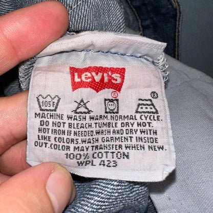 Levis 501 Vintage Y2K 90s XX Straight Leg Jeans Blue Med Wash 38x34 Act 39x34