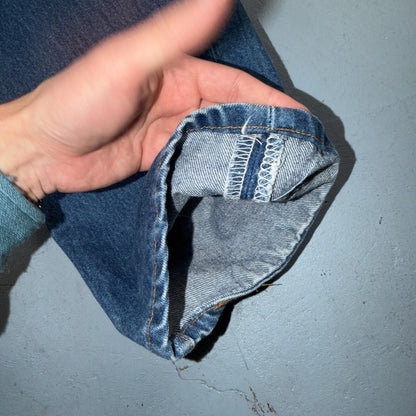 Levis 501 Vintage 90s USA XX Straight Leg Jeans Blue Med Wash 36x34 Act 33x30