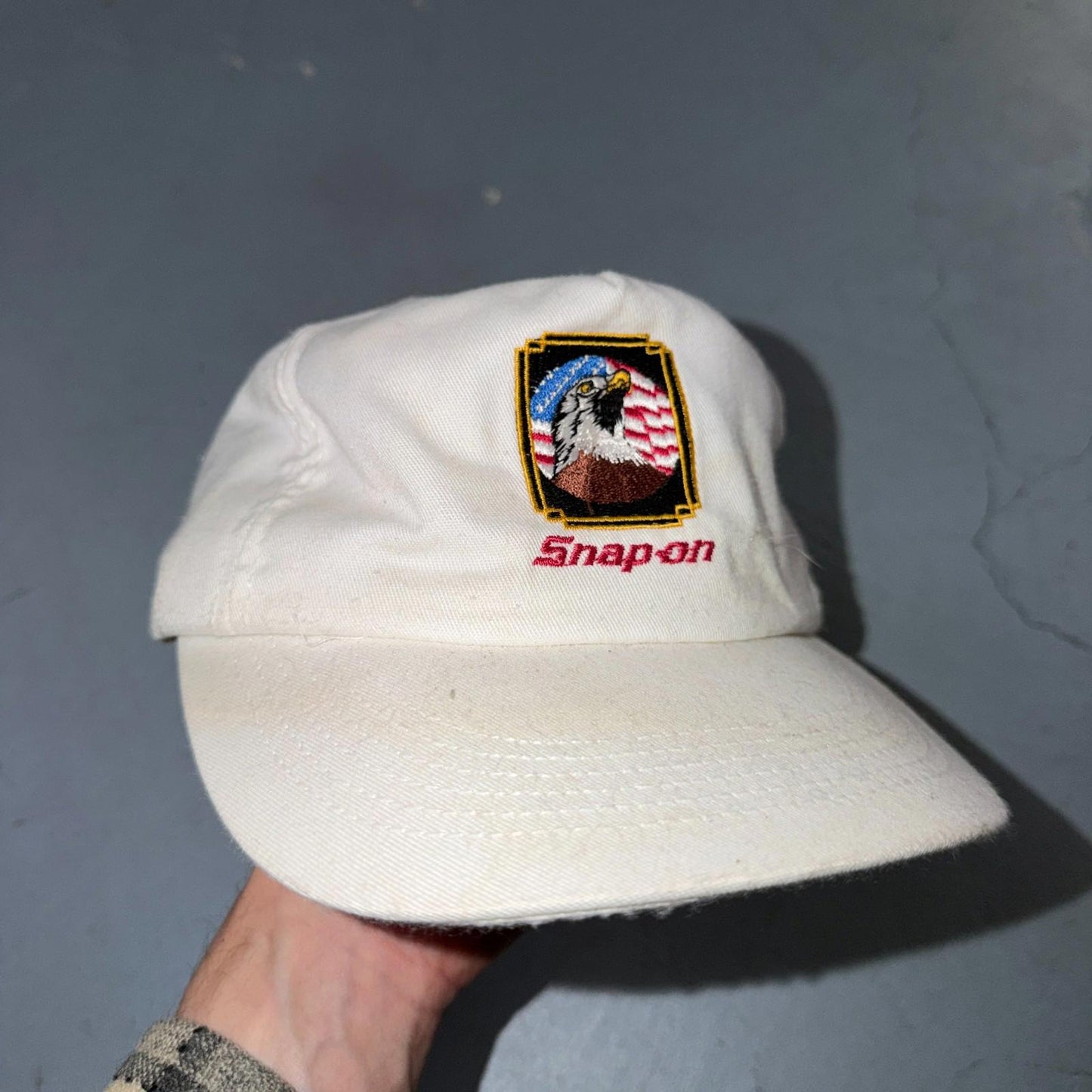 Snap On Eagle USA VTG Hat Baseball Cap Snapback America Tools Cars Sports