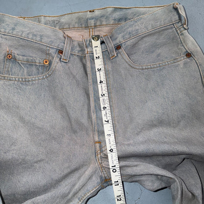 Levis 501 Vintage 80s Redline Selvedge USA XX Jeans Bleach Wash 32x40 Act 30x35