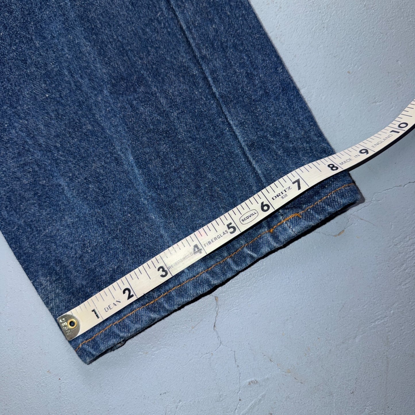 Levis 501 Vintage 80s USA XX Straight Leg Jeans Blue Dark Wash 36x34 Act 33x33