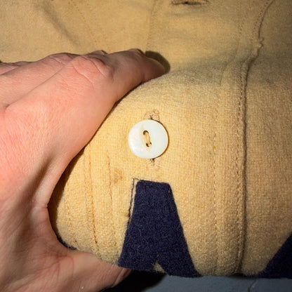 1920s St Marks W Brine Sun Collar Wool Baseball Jersey Antique 20s 30s Sports