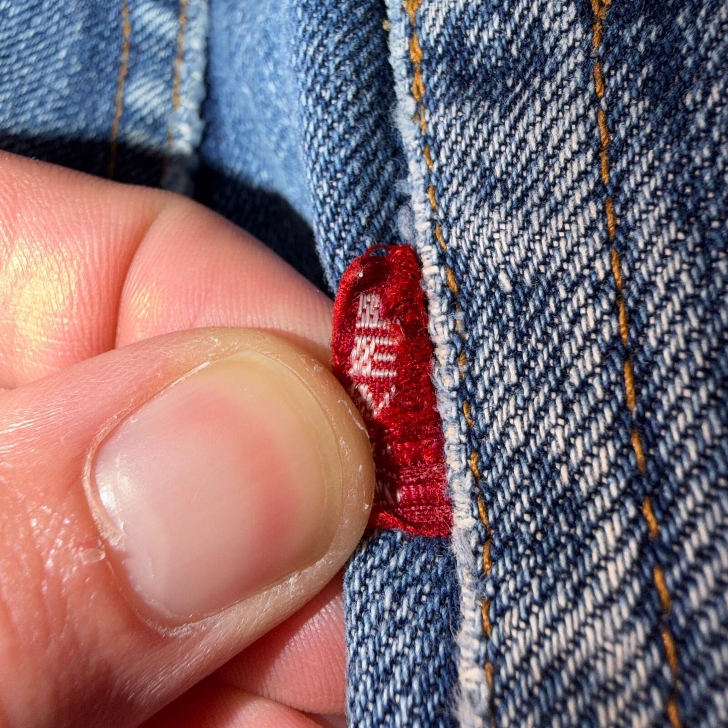 Levis 501 Big E Vintage 60s Redline Selvedge USA XX 1960s Jeans 36x32 Act 34x28