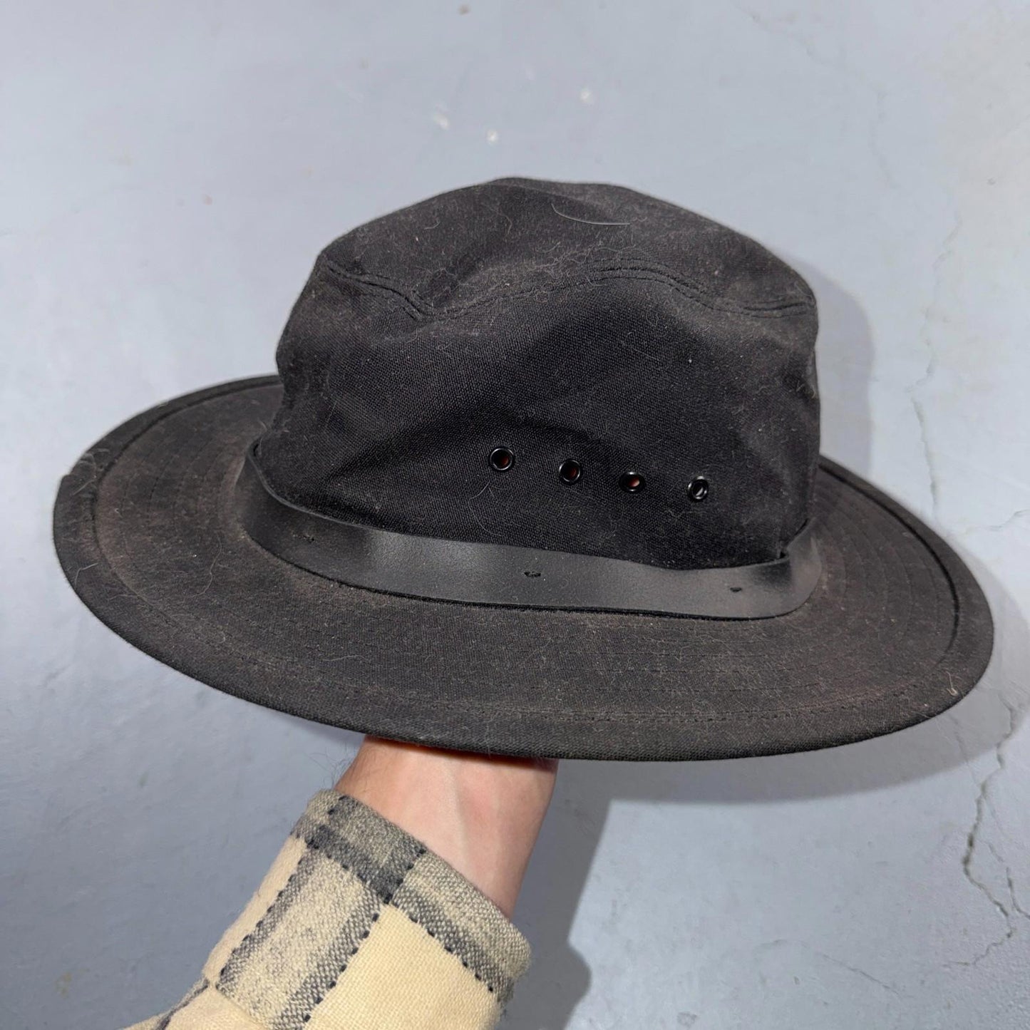 C.C. Filson Tin Cloth Packer Hat Men’s M Fishing Hunting Americana Classic Cap