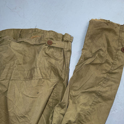 WW2 M41 Army Field Jacket Military 1940s WWII M-1941 Civilian? Unlined Rips