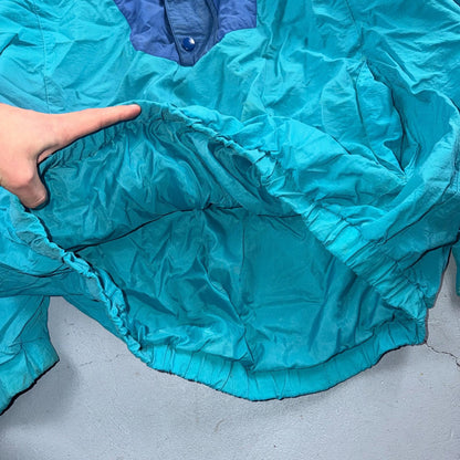 Eddie Bauer VTG 90s Outdoor Outfitter Windbreaker Jacket Blue Men's Size L