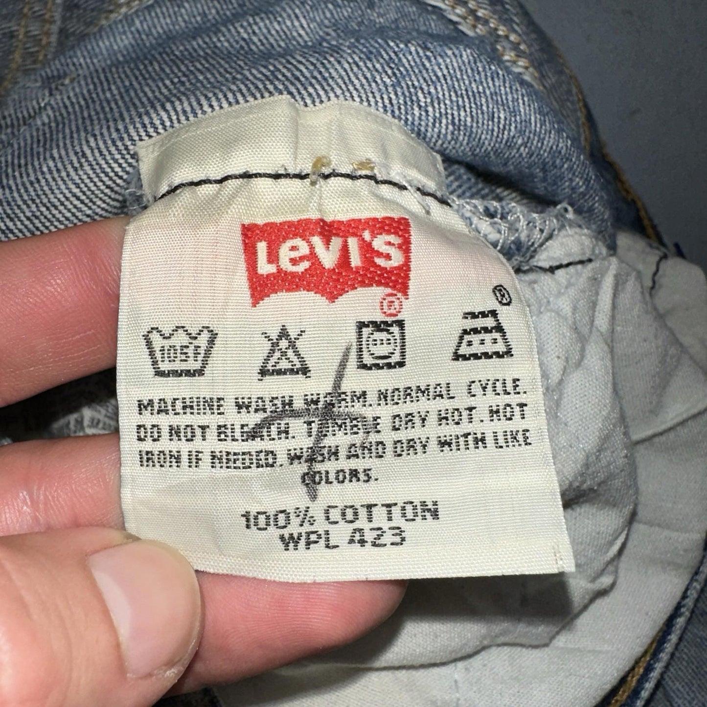 Levis 501 Vintage 90s Y2K XX Straight Leg Jeans Blue Med Wash 32x29 Act 31x28