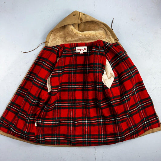 McGREGOR Sportswear VTG Sz 38 Wool Lined Hooded Field Ranch Jacket Coat 60s 70s