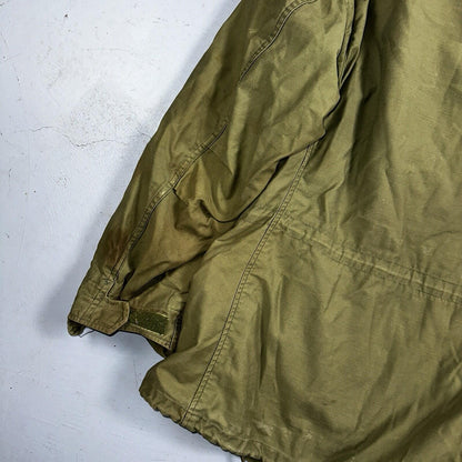 VTG US ARMY M-65 Field Jacket Coat Cold Weather Mans OG-107 Vietnam 70s Medium