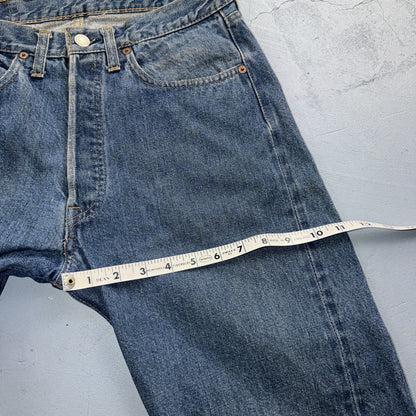 Levis 501 Vintage 70s SS Redline Selvedge USA Jeans Med Wash 32x34 Act 29x29