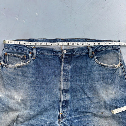 Levis 501 Vintage 70s SS Redline Selvedge USA XX Jeans Med Wash 48x30 Act 44x24