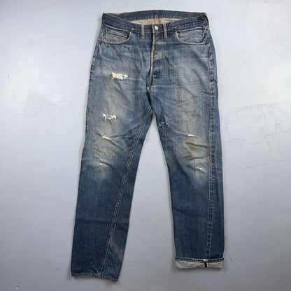 Levis 501 Big E Vintage 60s Redline Selvedge USA XX 1960s Jeans 66 Act 35x33