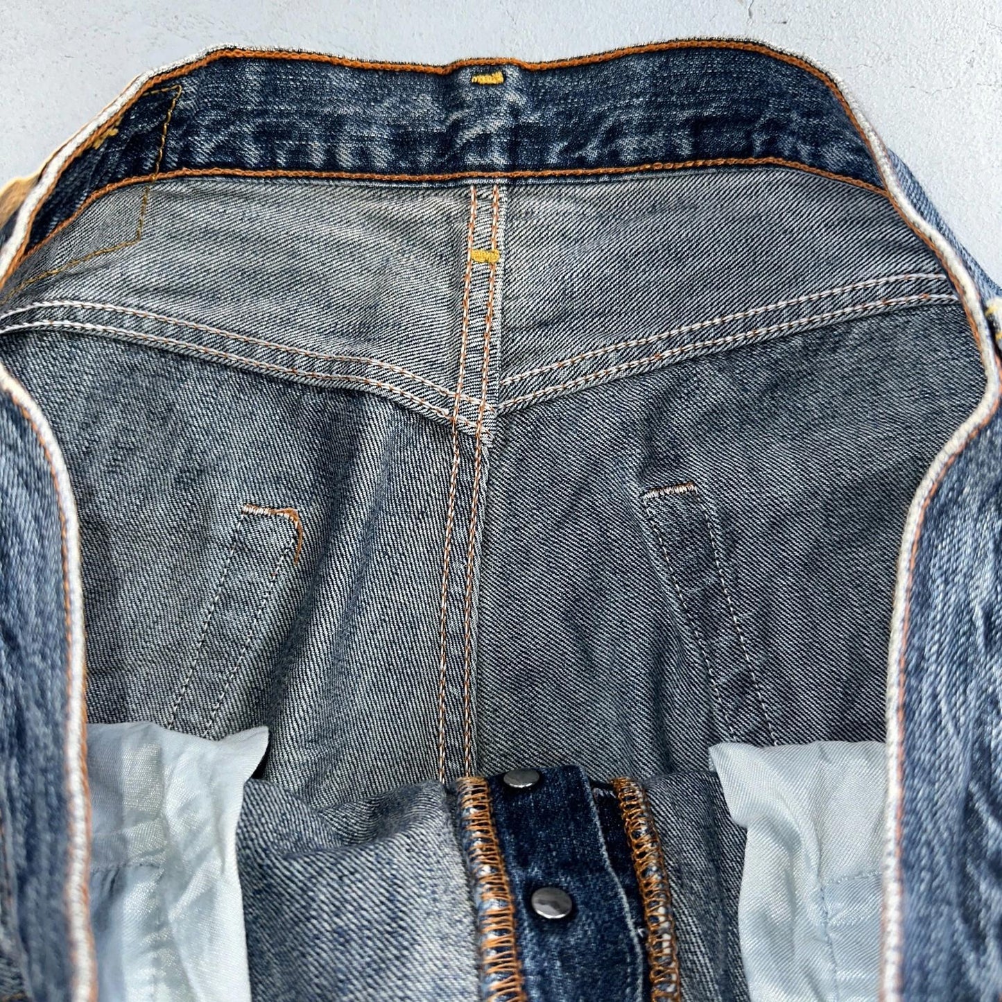 Levis 501 Vintage Y2K XX Straight Leg Jeans Blue Med Wash 33x32 Act 32x31