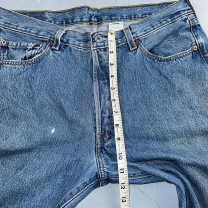Levis 501 Vintage 90s XX Straight Leg Jeans Y2K Med Wash 36x34 Act 34x33
