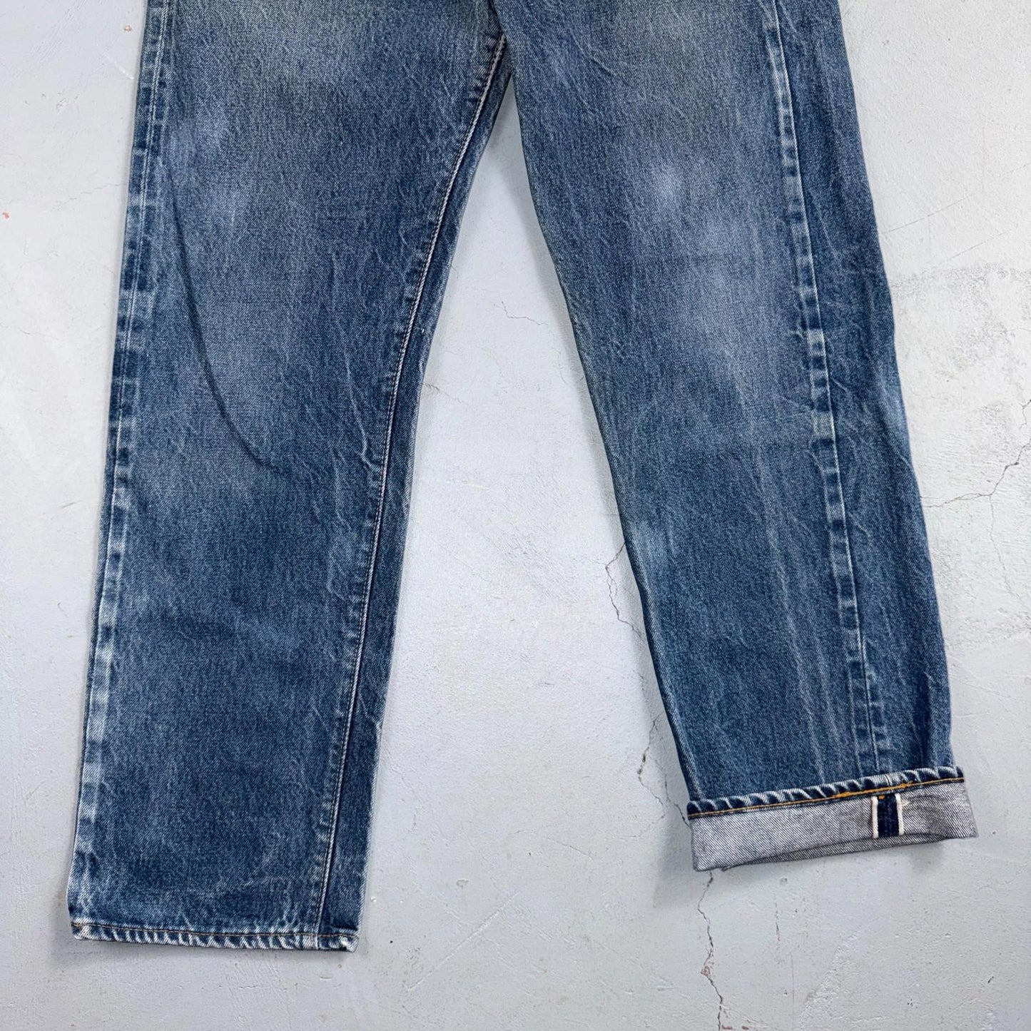Levis 501 Vintage 80s Redline Selvedge USA XX Jeans Light Wash 33x32 Act 30x28