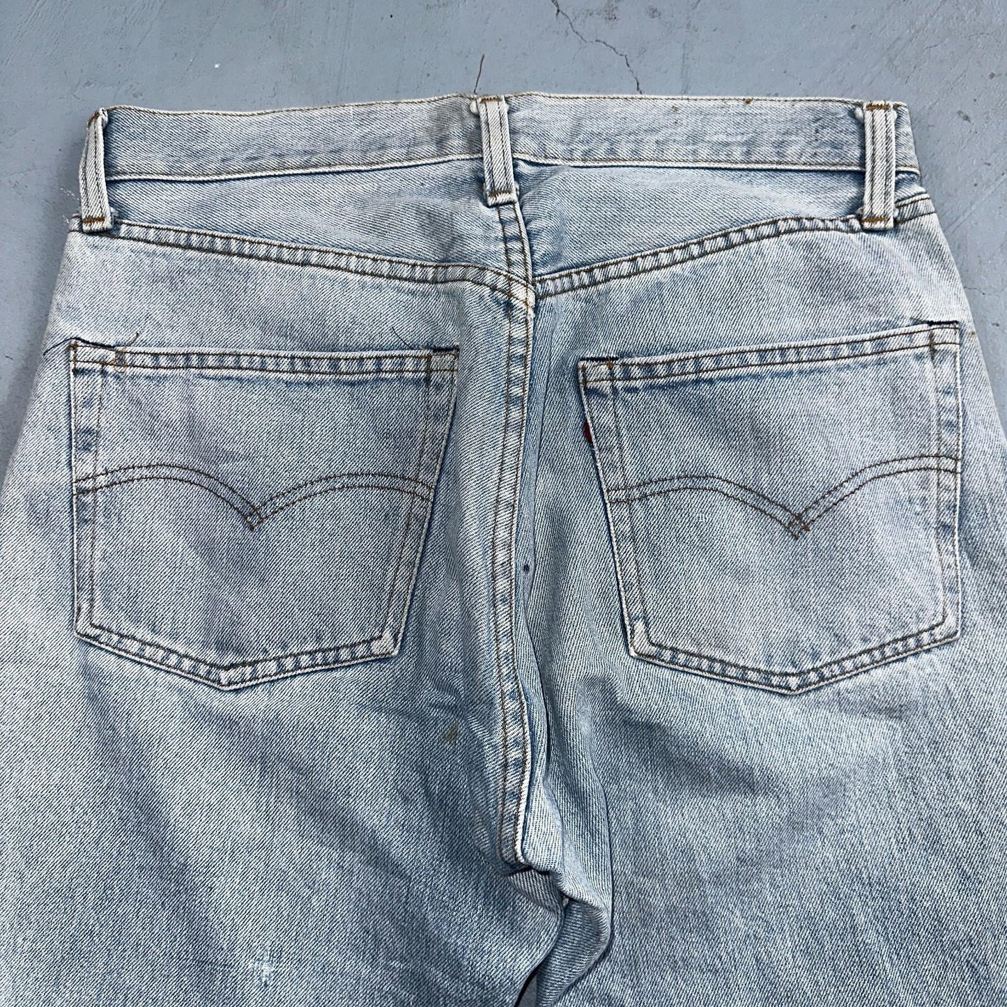 Levis 501 Vintage 80s Redline Selvedge USA XX Jeans Light Wash 1980s Act 30x29