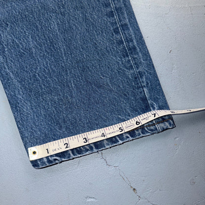 Levis 501 Vintage 90s USA XX Straight Leg Jeans Blue Light Wash 38x31 Act 36x27