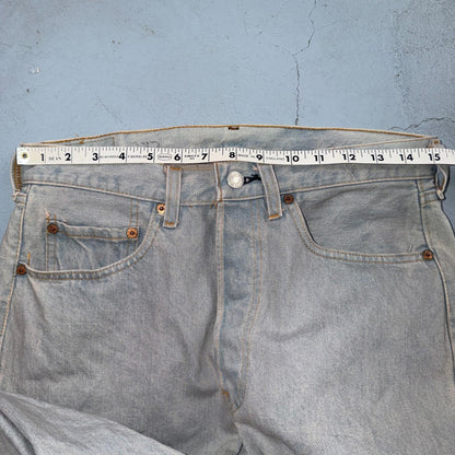 Levis 501 Vintage 80s Redline Selvedge USA XX Jeans Bleach Wash 32x40 Act 30x35