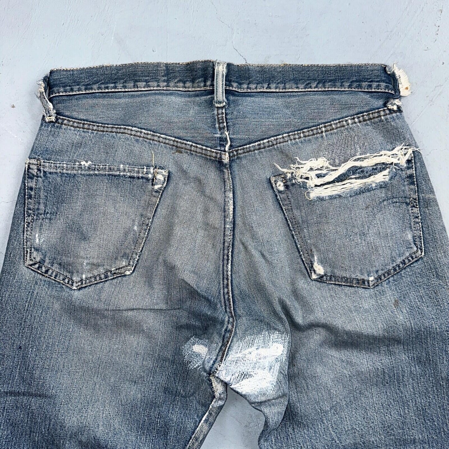 Levis 501 Big E Vintage 60s Redline Selvedge USA XX 1960s Jeans 66 Act 34x28