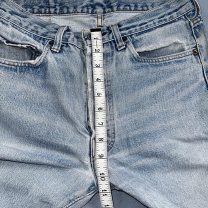 Levis 501 Vintage 80s Redline Selvedge USA XX Jeans Light Wash 32x33 Act 29x29