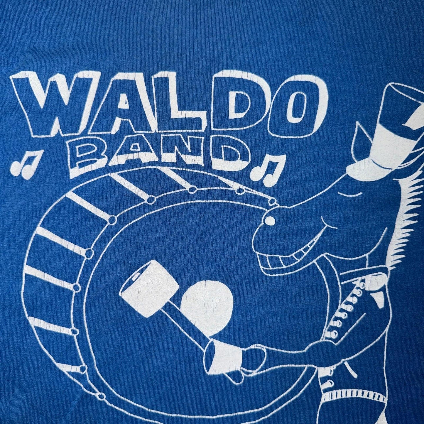 Waldo VTG Band Oregon 90s Horse Animals Donkey Running Track 1990s Funny Cute