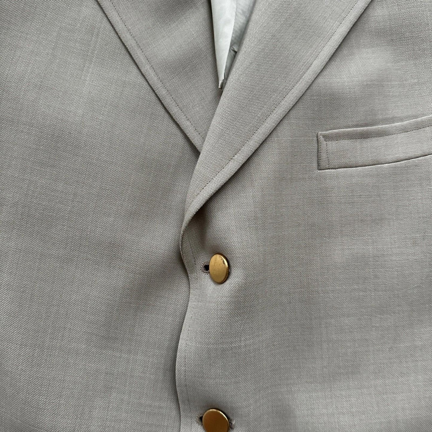 VTG Union Sport Coat Mens 42 Johnson Blazer Button Cricketer 70s 1970s Tan