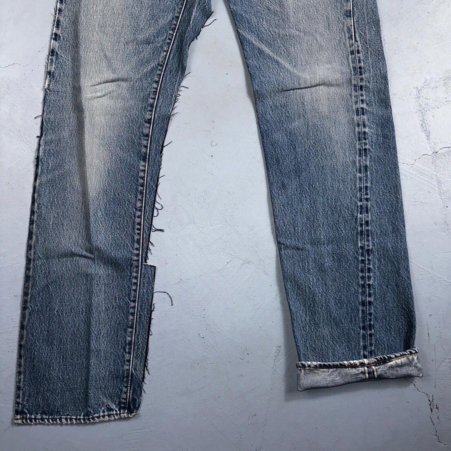 Levis 501 Vintage 80s Redline Selvedge USA XX Jeans Light Wash 33x40 Act 30x34