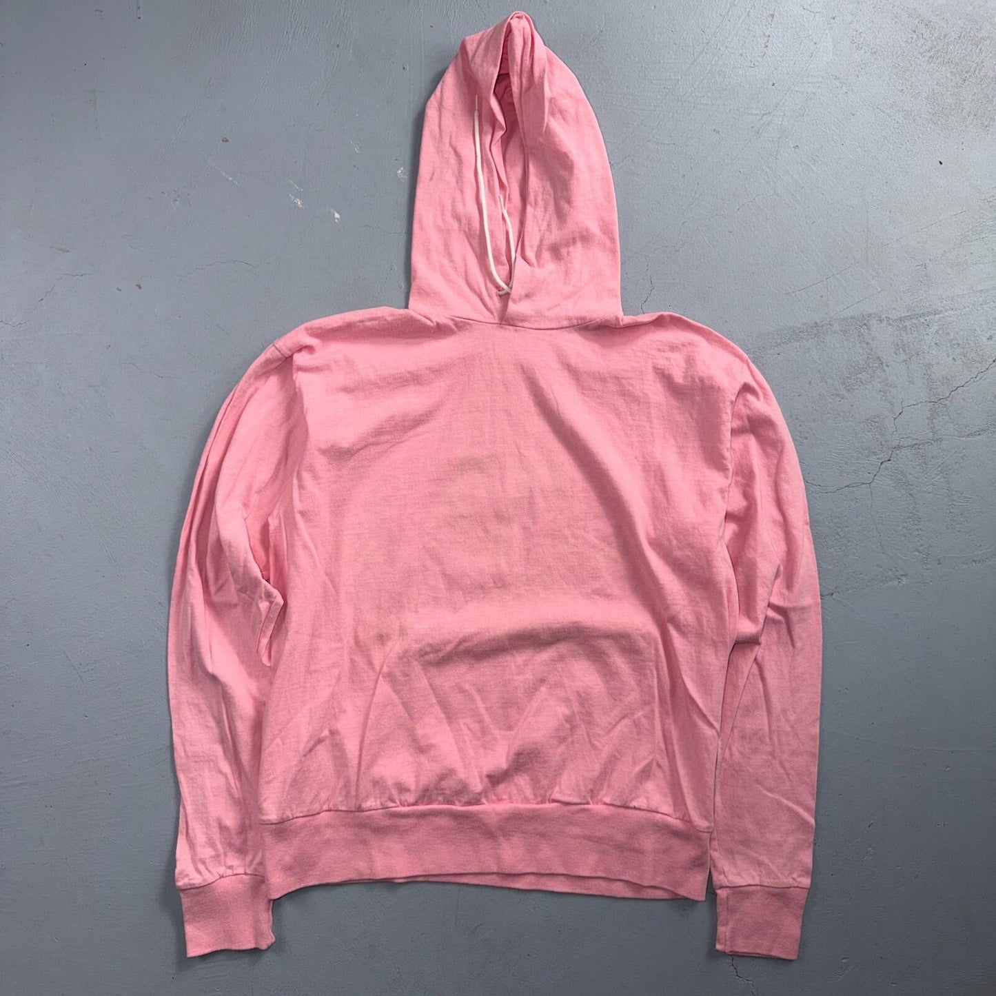 Pink Hoodie 1980s VTG T Shirt Long Sleeve Surf Pacific Ship Seagull Hippie Cool