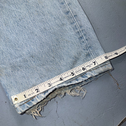 Levis 501 Vintage 90s Y2K XX Straight Leg Jeans Blue Light Wash 36x34 Act 35x32