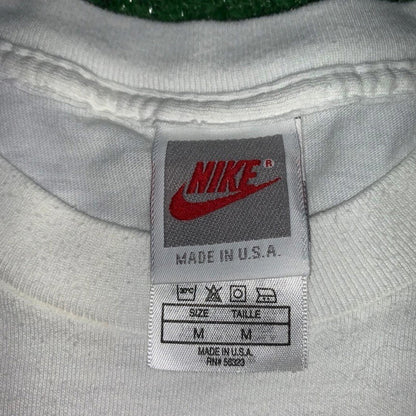 Jordan Babe Ruth Baseball Vintage Nike T Shirt USA Rare Play Hoop 90s Gray Tag