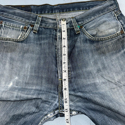 Levis 501 Vintage Y2K XX Straight Leg Jeans Blue Med Wash 33x30 Act 32x28