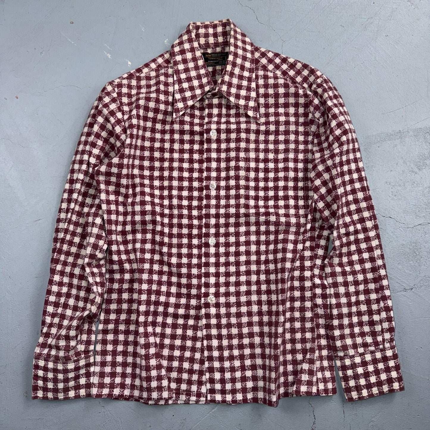VTG Penneys Boys Button Shirt Size 18 1950s Rockabilly Lot Towncraft 60s Stripes