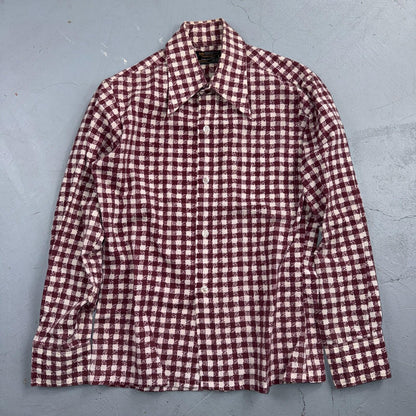 VTG Penneys Boys Button Shirt Size 18 1950s Rockabilly Lot Towncraft 60s Stripes