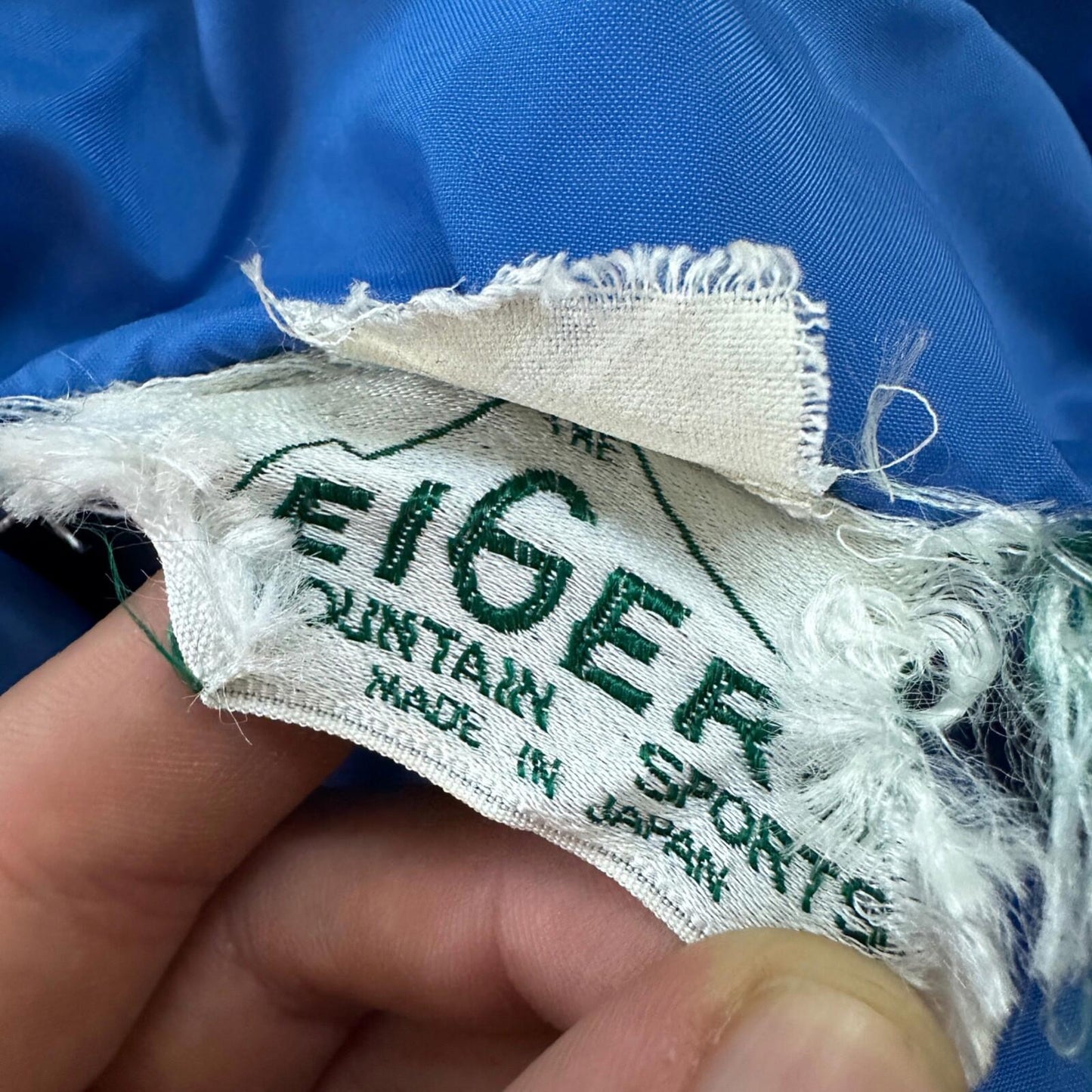 EIGER EXTREME WINDSTOPPER JACKET PARKA XL NYLON BLUE 80s 70s Mountain Japan