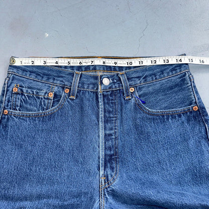 Levis 501 Vintage 90s USA XX Straight Leg Jeans Blue Med Wash 32x33 Act 29x29