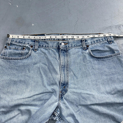 Levis 570 Jeans Mens 40x32 Blue Baggy Wide Loose Denim Pants Tapered 39x30