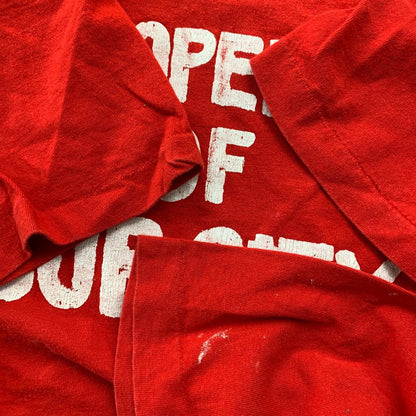 Property Of Bub City Vintage T Shirt Funny Humor Adult Red 90s Fruit Single Rap