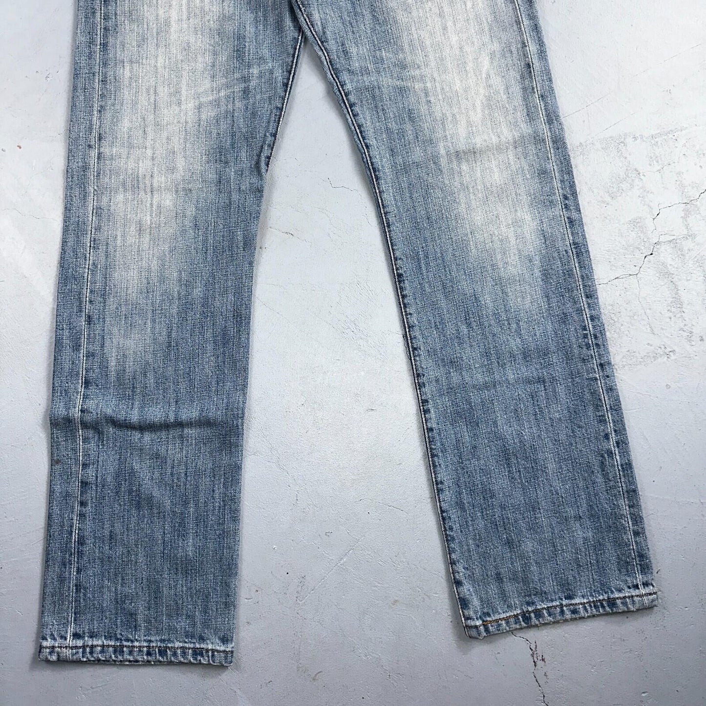 Levis 501 Vintage Y2K XX Straight Leg Jeans Blue Light Wash 34x34 Act 33x32