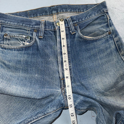 Levis 501 Vintage 70s SS Redline Selvedge USA XX Jeans Light Wash 31x33 Ac 30x29