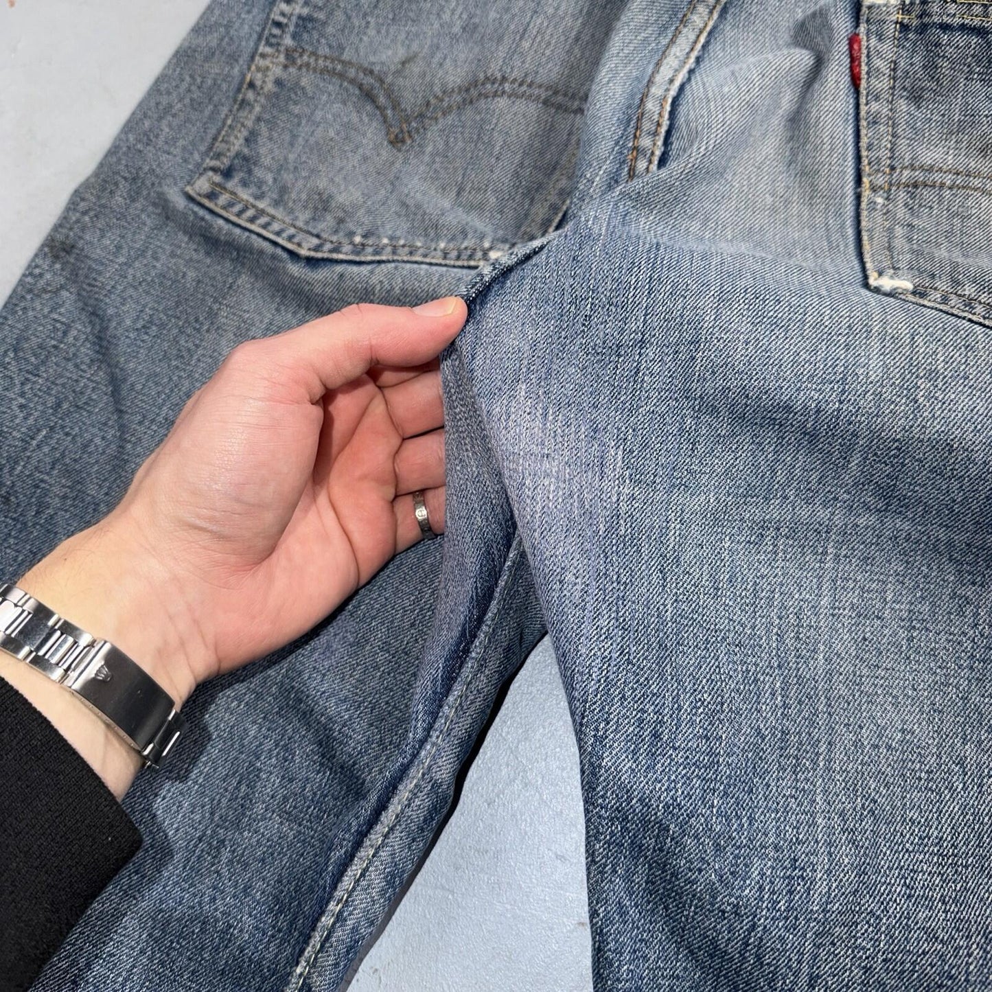 Levis 501 Big E Vintage 60s Redline Selvedge USA XX 1960s Jeans 66 Act 31x30